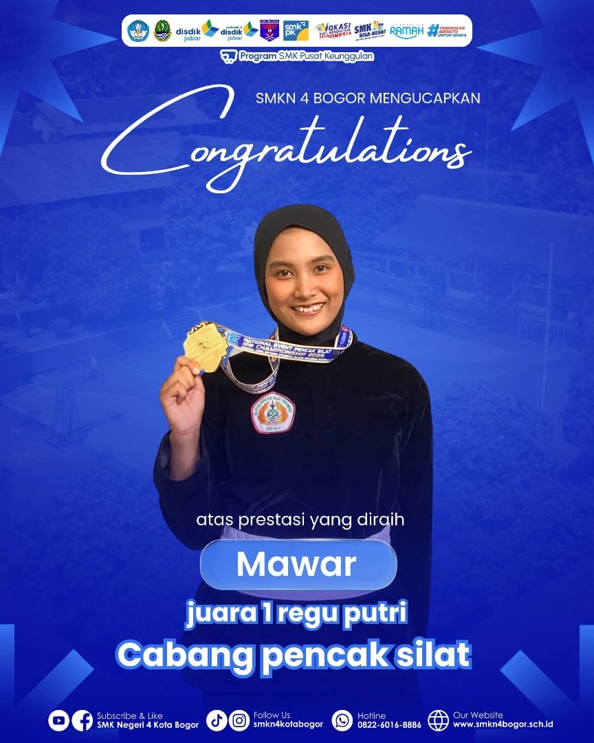 Siswa SMK Negeri 4 Kota Bogor Raih Prestasi